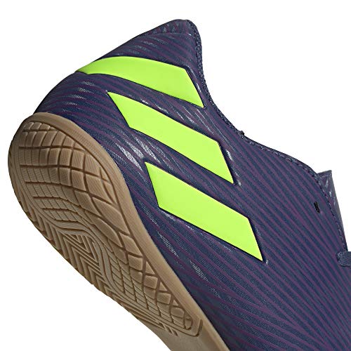 Adidas Nemeziz Messi 19.4 IN, Zapatillas Deportivas Fútbol Hombre, Morado (Tech Indigo/Signal Green/Glory Purple), 42.67 EU
