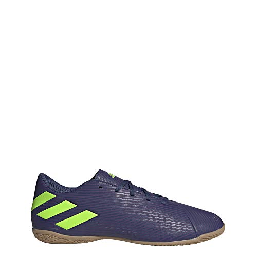 Adidas Nemeziz Messi 19.4 IN, Zapatillas Deportivas Fútbol Hombre, Morado (Tech Indigo/Signal Green/Glory Purple), 42.67 EU
