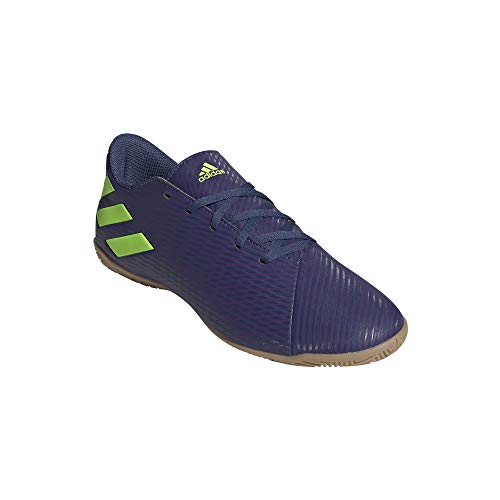 Adidas Nemeziz Messi 19.4 IN, Zapatillas Deportivas Fútbol Hombre, Morado (Tech Indigo/Signal Green/Glory Purple), 42.67 EU
