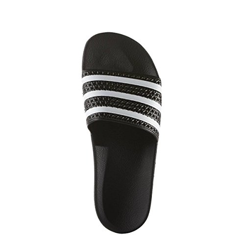 adidas Originals Adilette, Chanclas Hombre, Negro (Black/White/Black), 40.5 EU
