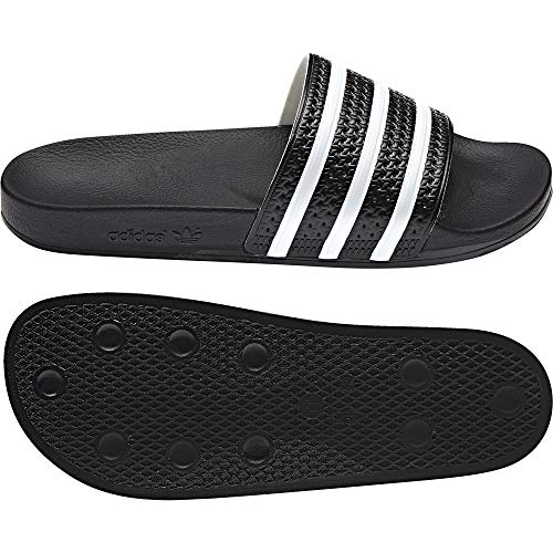 adidas Originals Adilette, Chanclas Hombre, Negro (Black/White/Black), 40.5 EU