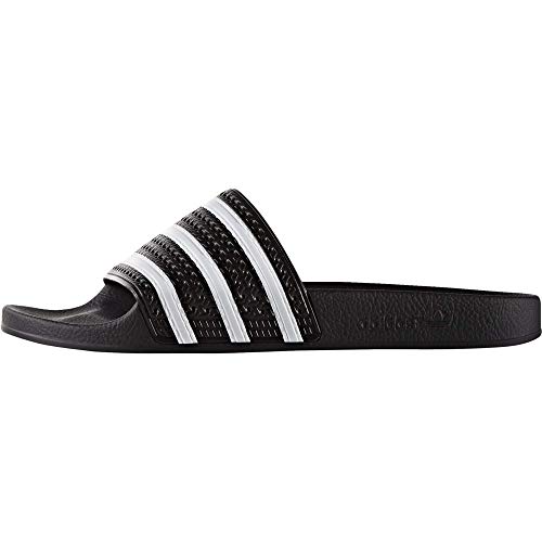 adidas Originals Adilette, Chanclas Hombre, Negro (Black/White/Black), 40.5 EU