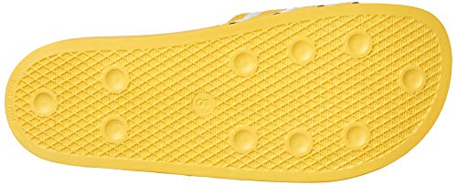 adidas Originals Adilette Slides Sandalias para mujer, Amarillo (Núcleo Amarillo/Blanco/Core Amarillo), 34 EU
