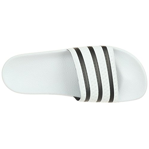 adidas Originals Adilette, Zapatos de Playa y Piscina Hombre, Blanco White Black White, 42 EU
