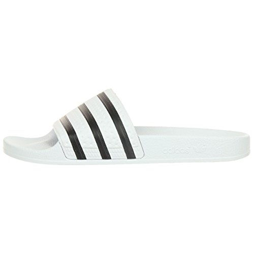 adidas Originals Adilette, Zapatos de Playa y Piscina Hombre, Blanco White Black White, 42 EU