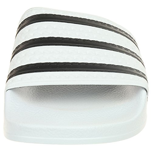 adidas Originals Adilette, Zapatos de Playa y Piscina Hombre, Blanco White Black White, 42 EU