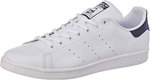adidas Originals Stan Smith Zapatillas de Deporte Hombre, Blanco (Running White/New Navy), 39 1/3 EU