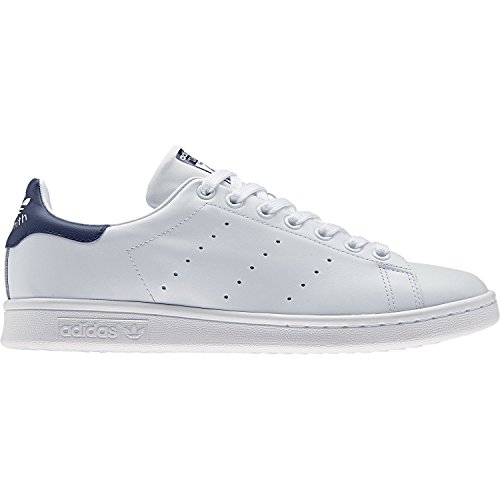 adidas Originals Stan Smith Zapatillas de Deporte Unisex adulto, Blanco (Core White/Running White/New Navy), 40 2/3 EU (7 UK)