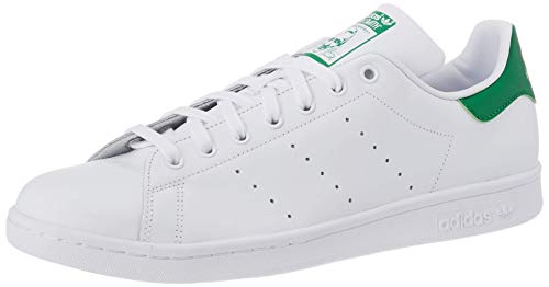 adidas Originals Stan Smith, Zapatillas de Deporte Unisex Adulto, Blanco (ftwr blanco / core blanco / verde), 45 1/3 EU
