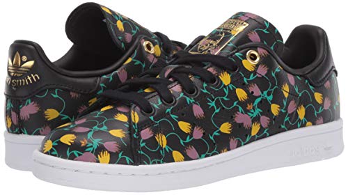 adidas Originals Stan Smith, Zapatillas Deportivas. Mujer, Color Negro, Blanco, Dorado metálico, 38 EU