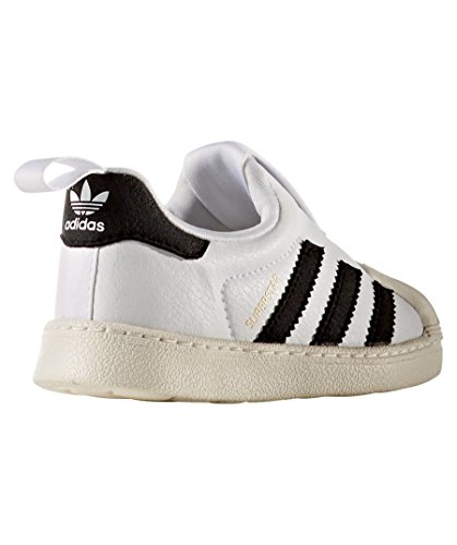 Adidas Originals Superstar 360 Niños Zapatillas Blanco/Negro/Blanco 21 EU