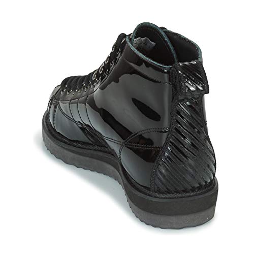 ADIDAS ORIGINALS Superstar Boot W Zapatillas Moda Mujeres Noir/Noir/Violet - 37 1/3 - Zapatillas Altas