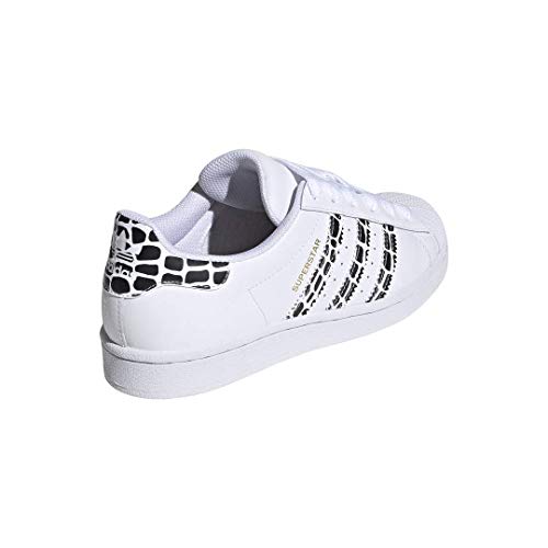 adidas Originals Superstar, Zapatillas Mujer, Blanco Oro Metálico Core Negro, 36 EU