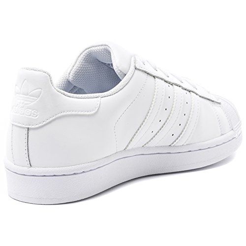 adidas Originals Superstar, Zapatillas Unisex Adulto, Blanco (Footwear White/Footwear White/Footwear White), 44 EU