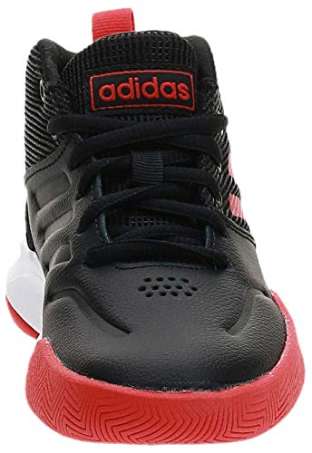 adidas Ownthegame K Wide, Zapatillas de Baloncesto Unisex Niño, Noir Rouge Blanc, 34 EU