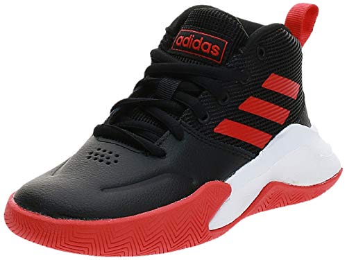 adidas Ownthegame K Wide, Zapatillas de Baloncesto Unisex Niño, Noir Rouge Blanc, 34 EU