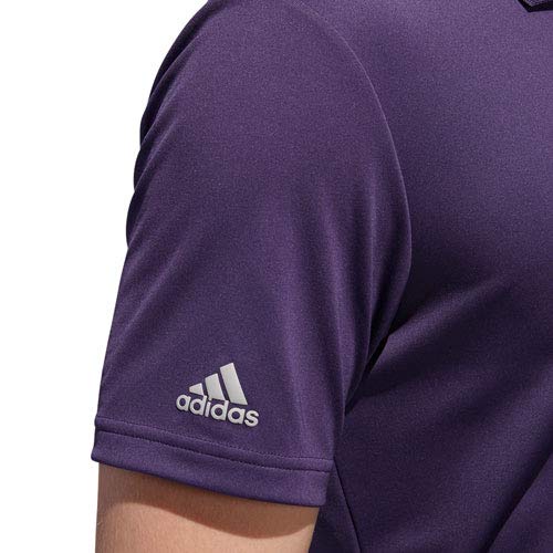 adidas Polo Performance Hombre, Hombre, Polo, TM3060S6, Morado/Gris Dos, S