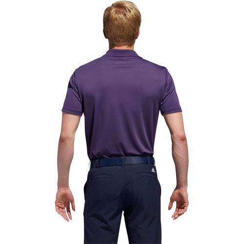 adidas Polo Performance Hombre, Hombre, Polo, TM3060S6, Morado/Gris Dos, S