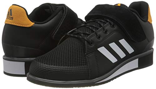 adidas Power III, Zapatillas Halterofilia Hombre, NEGBÁS/FTWBLA/Dorsol, 40 EU