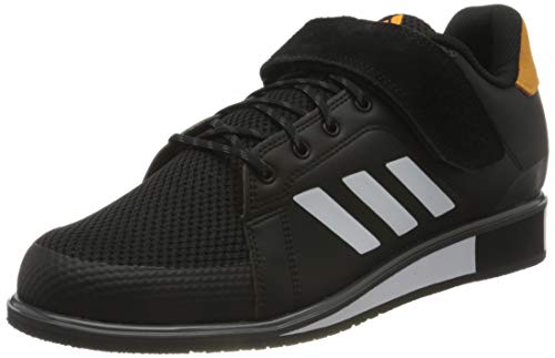 adidas Power III, Zapatillas Halterofilia Hombre, NEGBÁS/FTWBLA/Dorsol, 43 1/3 EU