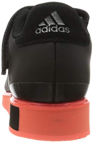 adidas Power III, Zapatillas Hombre, Core Black/Night Met./Signal Coral, 46 EU