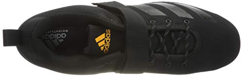 adidas Powerlift 4, Sneaker Hombre, Core Black/Core Black/Solar Gold, 44 2/3 EU