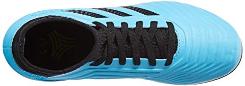 Adidas Predator 19.3 TF J, Botas de fútbol Unisex niño, Multicolor (Bright Cyan/Core Black/Solar Yellow 000), 36 EU