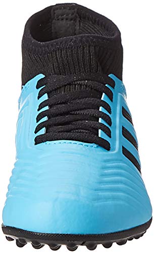 Adidas Predator 19.3 TF J, Botas de fútbol Unisex niño, Multicolor (Bright Cyan/Core Black/Solar Yellow 000), 36 EU