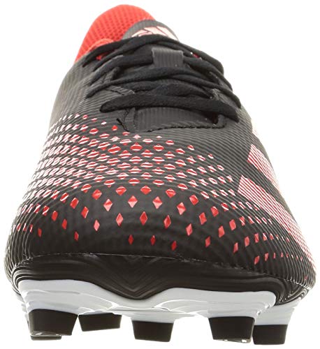 Adidas Predator 20.4 FxG, Zapatillas Deportivas Fútbol Hombre, Negro (Core Black/Active Red/Core Black), 46 2/3 EU
