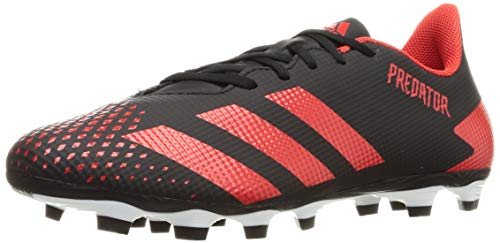 Adidas Predator 20.4 FxG, Zapatillas Deportivas Fútbol Hombre, Negro (Core Black/Active Red/Core Black), 46 2/3 EU