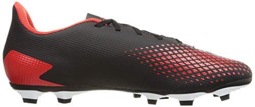 Adidas Predator 20.4 FxG, Zapatillas Deportivas Fútbol Hombre, Negro (Core Black/Active Red/Core Black), 46 2/3 EU