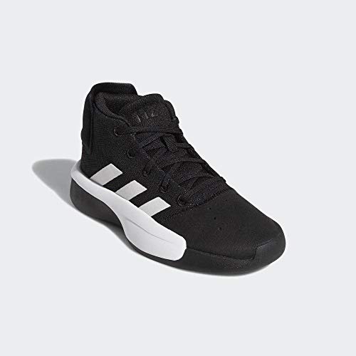 Adidas Pro Adversary 2019 K, Zapatos de Baloncesto Unisex Niños, Negro (Black/White/Grey 000), 33 EU