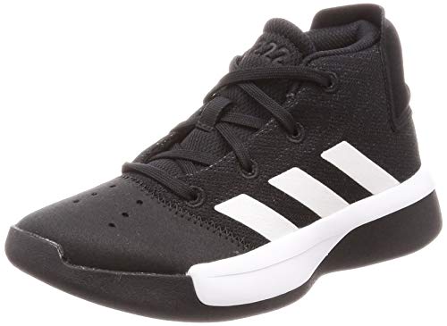 Adidas Pro Adversary 2019 K, Zapatos de Baloncesto Unisex Niños, Negro (Black/White/Grey 000), 33 EU