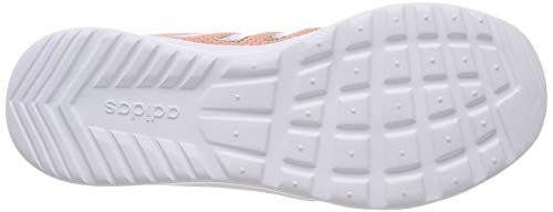 adidas Qt Racer, Zapatillas de Running Mujer, Rosa (Dust Pink/Platinum Met./Cloud White Dust Pink/Platinum Met./Cloud White), 38 2/3 EU