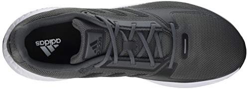adidas RUNFALCON 2.0, Zapatillas para Correr Hombre, Grey Five/Core Black/Grey Three, 44 EU