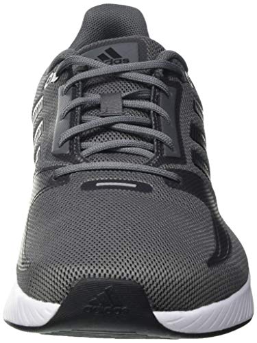 adidas RUNFALCON 2.0, Zapatillas para Correr Hombre, Grey Five/Core Black/Grey Three, 44 EU