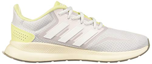 Adidas RUNFALCON, Zapatillas Running Mujer, Gris (Dash Grey/FTWR White/Yellow Tint)
