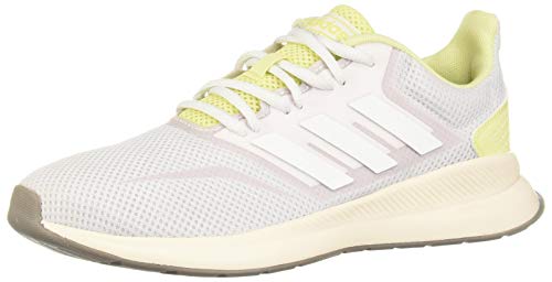Adidas RUNFALCON, Zapatillas Running Mujer, Gris (Dash Grey/FTWR White/Yellow Tint)