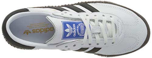 Adidas Sambarose, Zapatillas Clasicas Mujer, Blanco (Cloud White/Core Black/Gum5), 41 1/3 EU