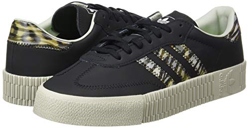 Adidas Sambarose, Zapatillas Clasicas Mujer, Negro (Core Black/Core Black/Metal Grey), 38 EU