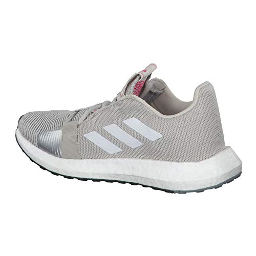 Adidas SenseBOOST GO w, Zapatillas de Trail Running Mujer, Multicolor (Griuno/Ftwbla/Rossho 000), 41 1/3 EU