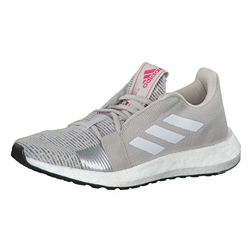 Adidas SenseBOOST GO w, Zapatillas de Trail Running Mujer, Multicolor (Griuno/Ftwbla/Rossho 000), 41 1/3 EU