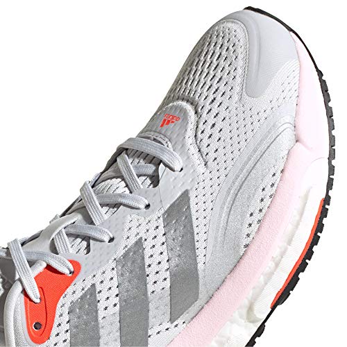 adidas Solar Boost 21 W, Zapatillas para Correr Mujer, Dash Grey/Silver Met./Fresh Candy, 40 2/3 EU