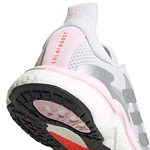 adidas Solar Boost 21 W, Zapatillas para Correr Mujer, Dash Grey/Silver Met./Fresh Candy, 40 2/3 EU