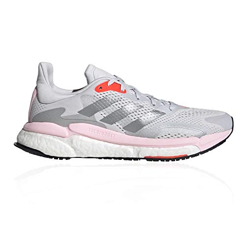 adidas Solar Boost 21 W, Zapatillas para Correr Mujer, Dash Grey/Silver Met./Fresh Candy, 40 2/3 EU