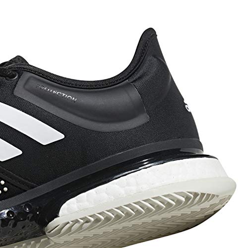 Adidas Solecourt Boost W Clay, Zapatillas de Deporte Mujer, Negro Negro 000, 36 EU
