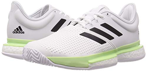 Adidas Solecourt M, Zapatillas de Tenis Hombre, Multicolor (Ftwbla/Negbás/Verbri 000), 48 EU