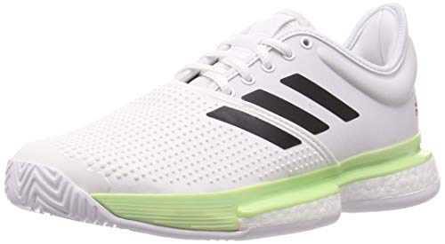 Adidas Solecourt M, Zapatillas de Tenis Hombre, Multicolor (Ftwbla/Negbás/Verbri 000), 48 EU