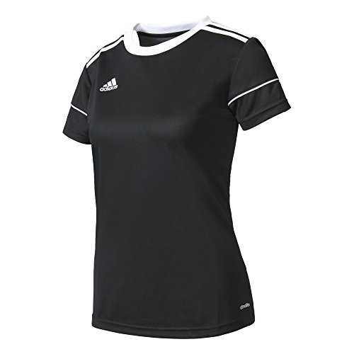 adidas Squad 17 JSY W Camiseta, Mujer, Negro (Negro/Blanco), L