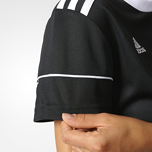 adidas Squad 17 JSY W Camiseta, Mujer, Negro (Negro/Blanco), L